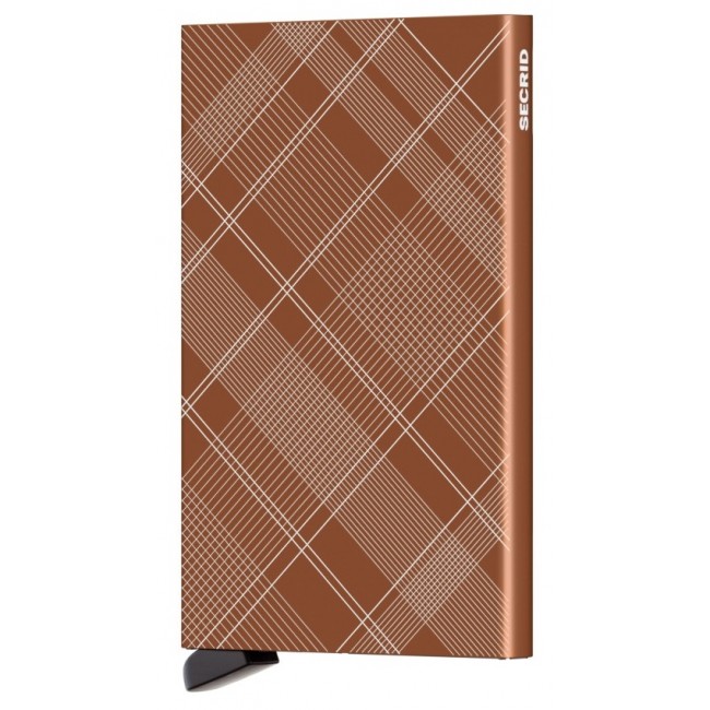 Secrid Cardprotector Laser Tartan Rust Ref - CLa-Tartan Rust