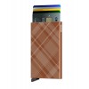 Secrid Cardprotector Laser Tartan Ref - CLa-Tartan Rust